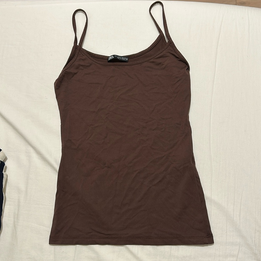 Zara Brown tank top